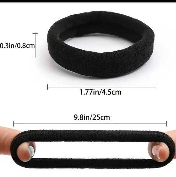 30 piece multicolor hair tie pack - Picture 3 of 5